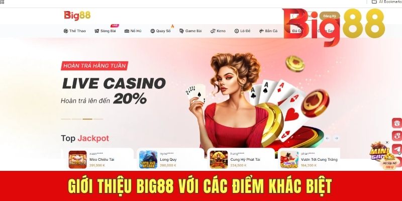 Giới thiệu BIG88 với các điểm khác biệt