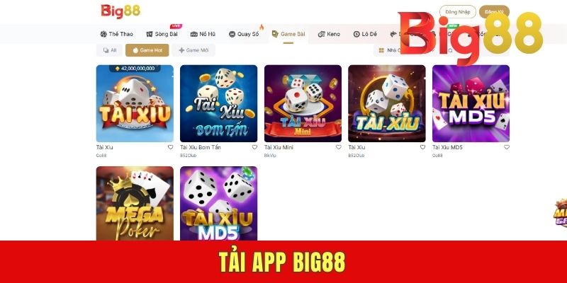 Tải App BIG88 - Cài Đặt Nhanh, Mượt Mà Trên Mọi Thiết Bị